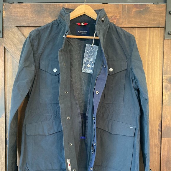 Mens SCOTCH & SODA Field Jacket (NWT) - Picture 3 of 4